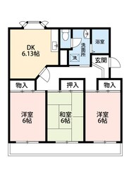 衣浦マンションＣ棟の物件間取画像